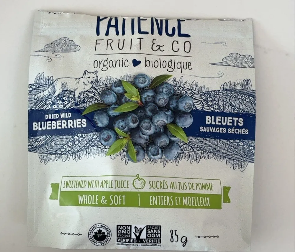 Organic Dried Wild Blueberries