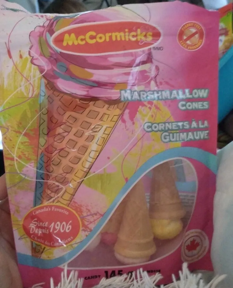 Cornet a la guimauve