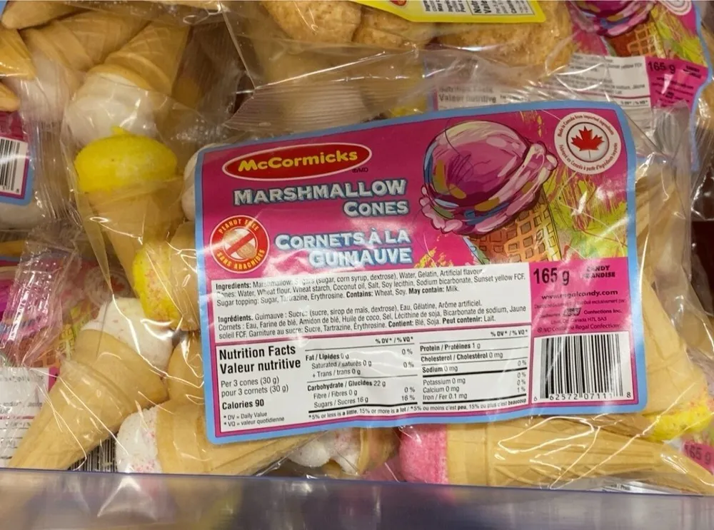 Marshmallow cones