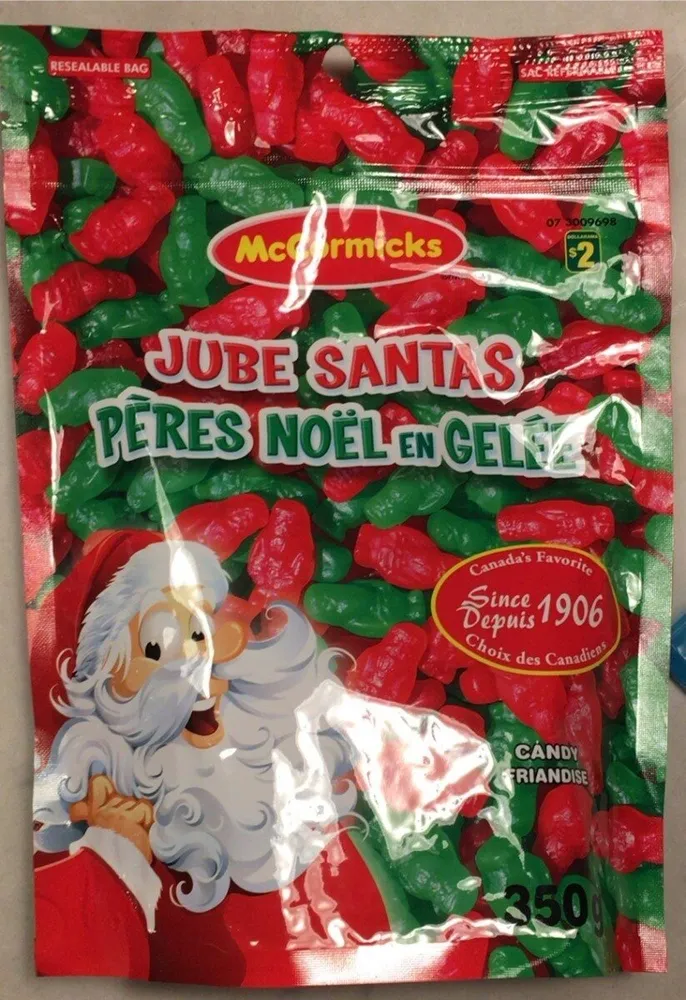 Pères Noël en gelée