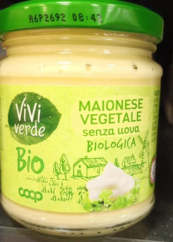 Maionese vegetale senza uova biologica