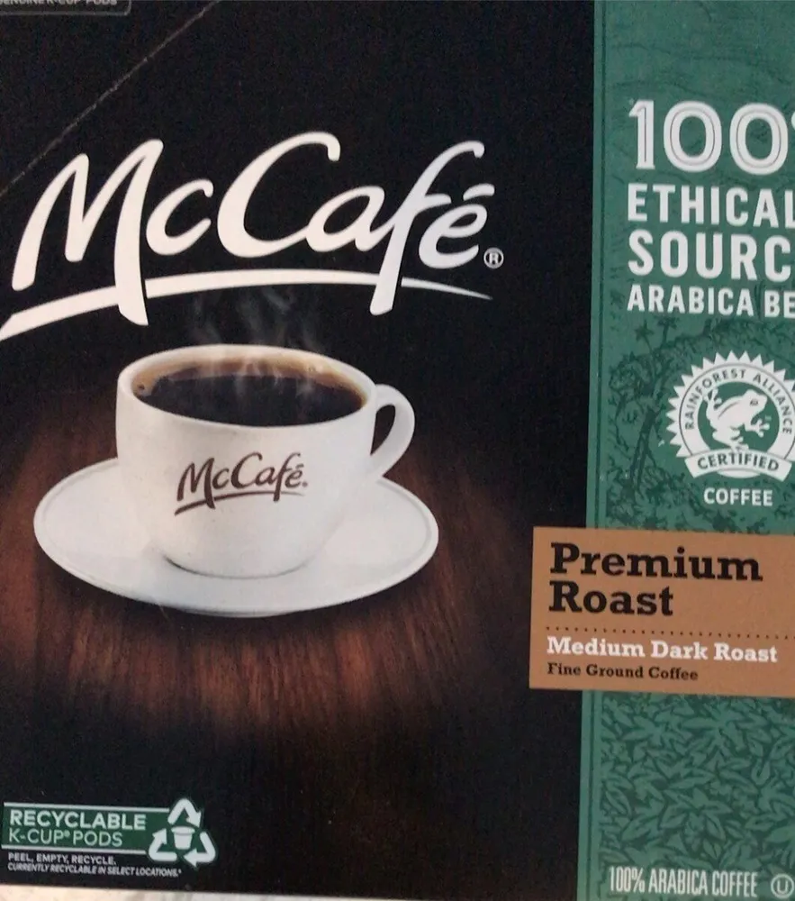 Premium medium dark roast fine ground coffee