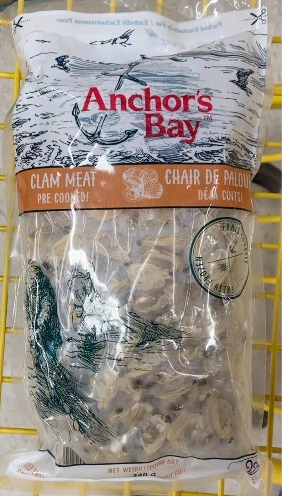 Clam meat pre cooked