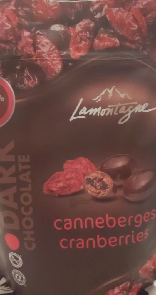 Chocolat noir 45 canneberges