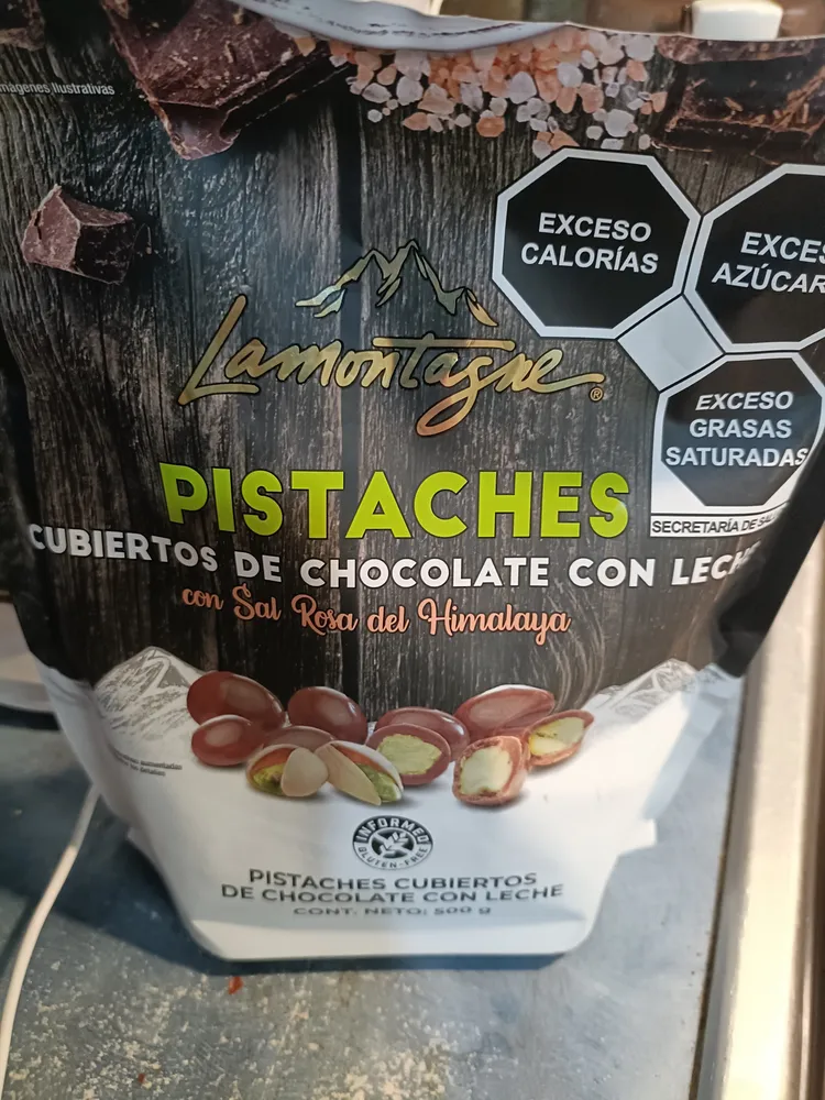 Pistaches Cubiertos De Chocolate