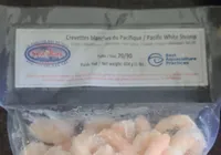 Crevettes blaches du pacifique