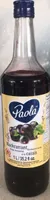 Blackcurrant flavoured syrup