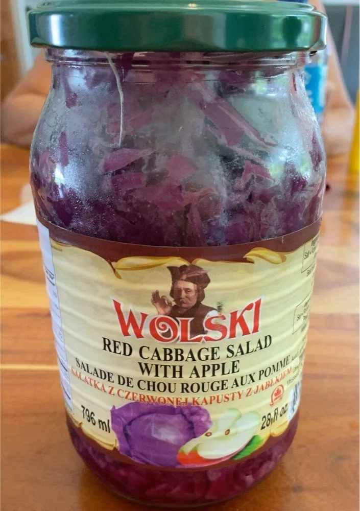 Salade de chou rouge aux pommes