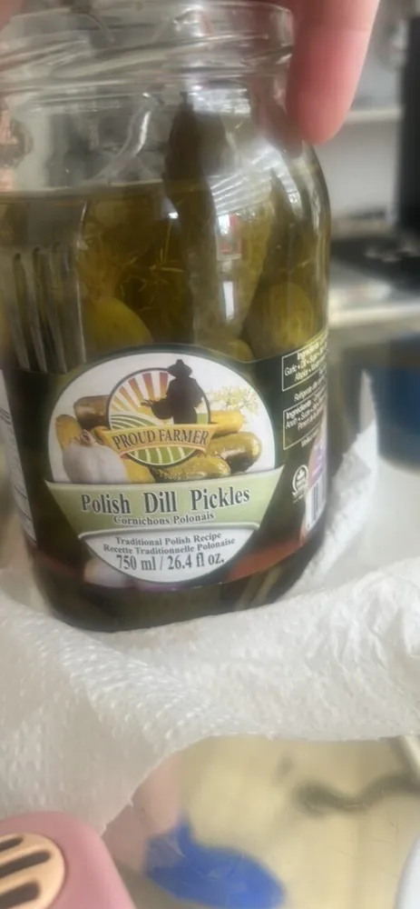 Polish dill pickles