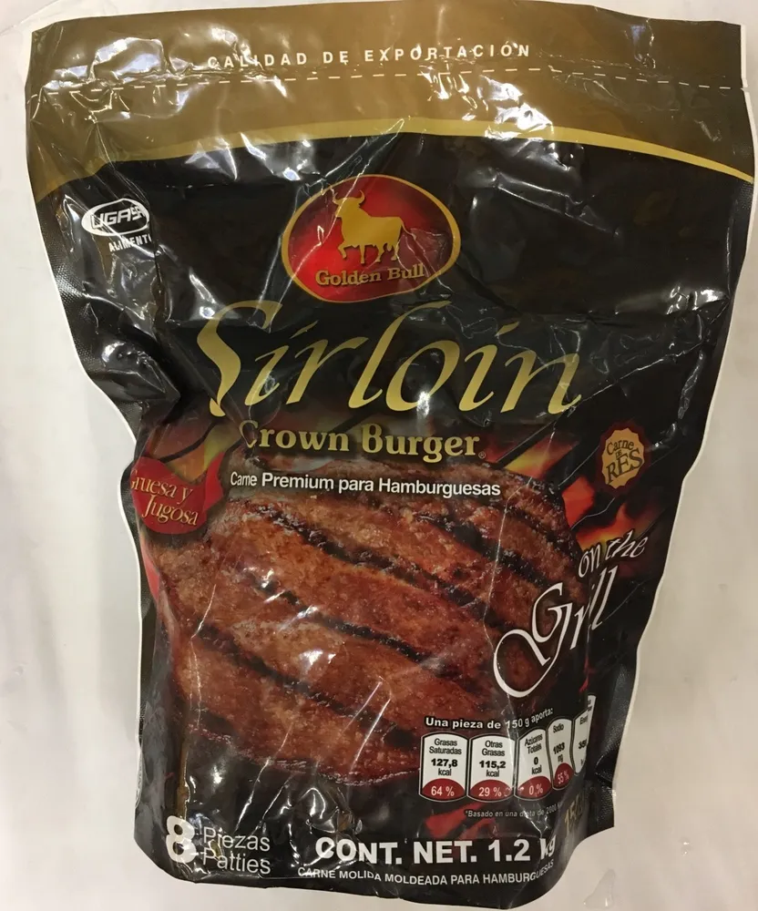 Crown Burger Sirloin Golden Bull
