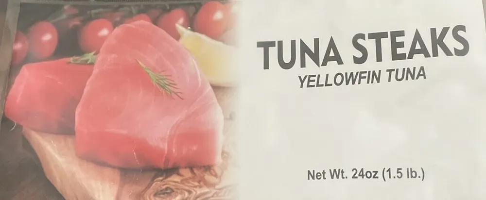 Yellowfin Tuna Steaks, Wild caught