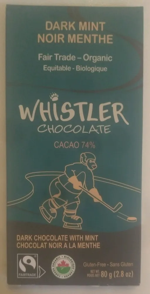 74% Cacao Dark Chocolate with Mint