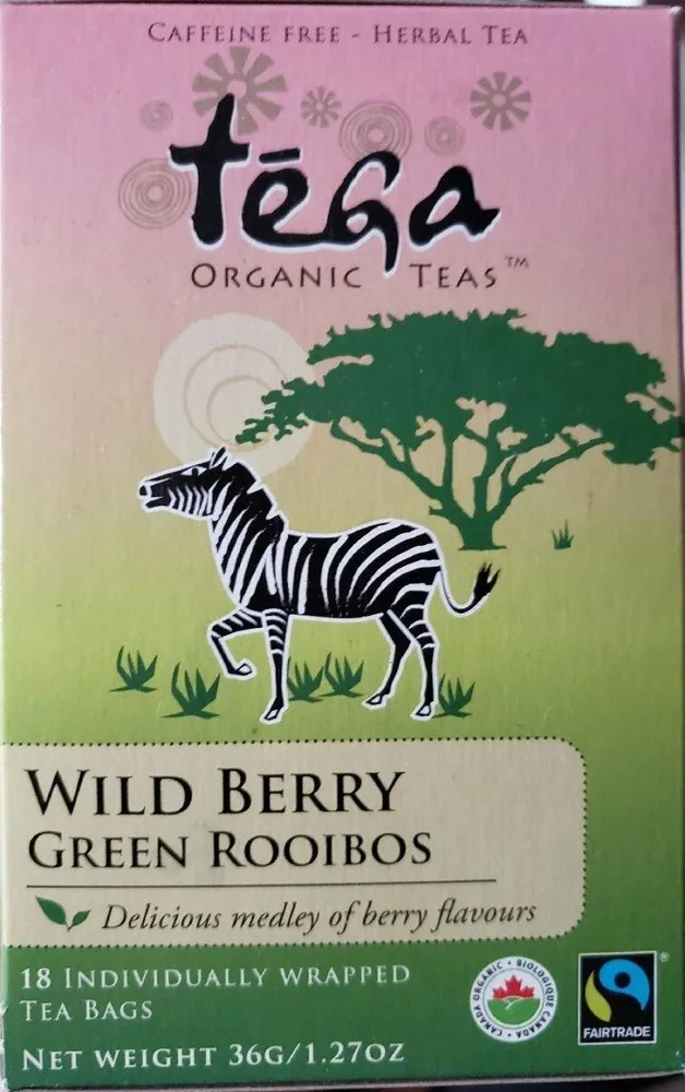 Tega wild berry green rooibos