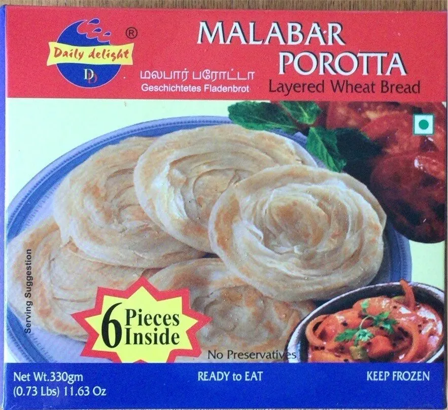 Malabar porotta