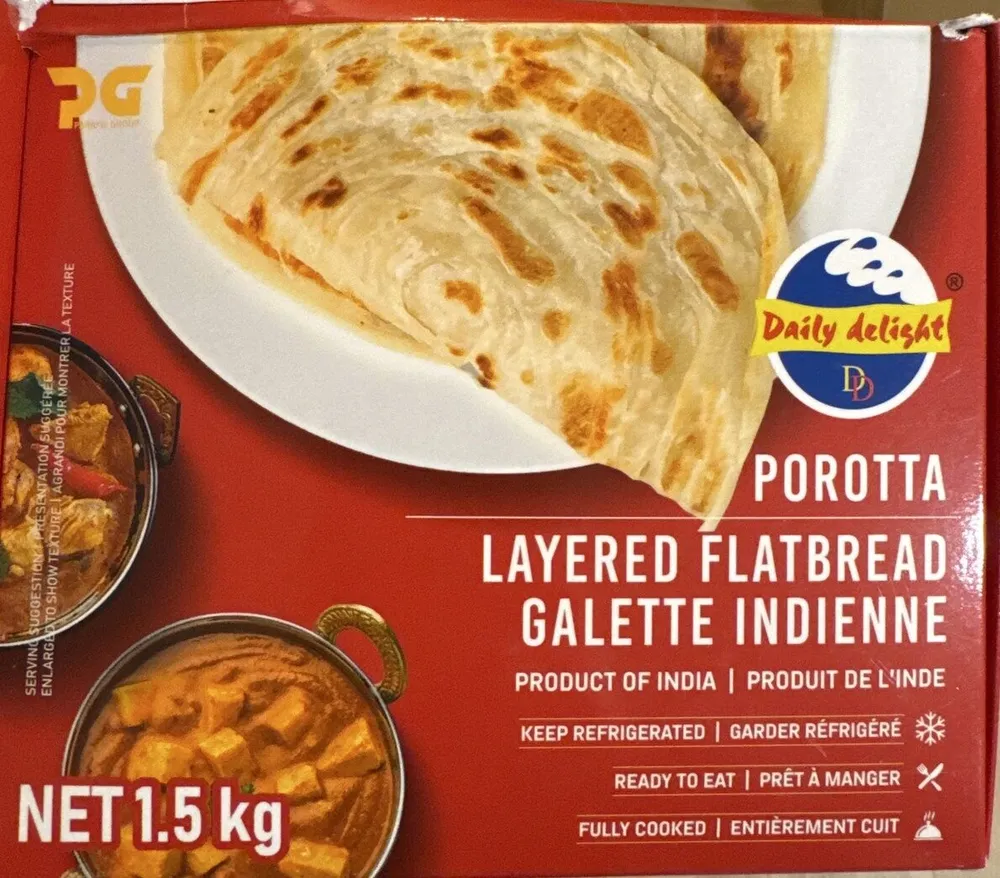 Porotta Layered Flatbread