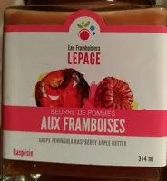 Beurre de pommes aux framboises