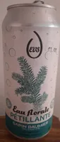 Eau florale pétillante