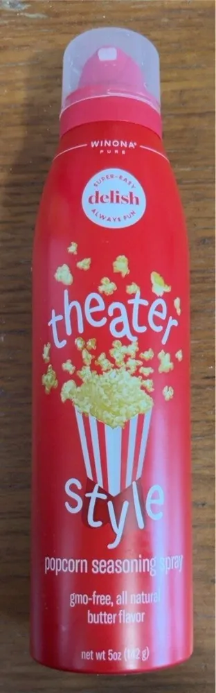 theater style popcorn spray
