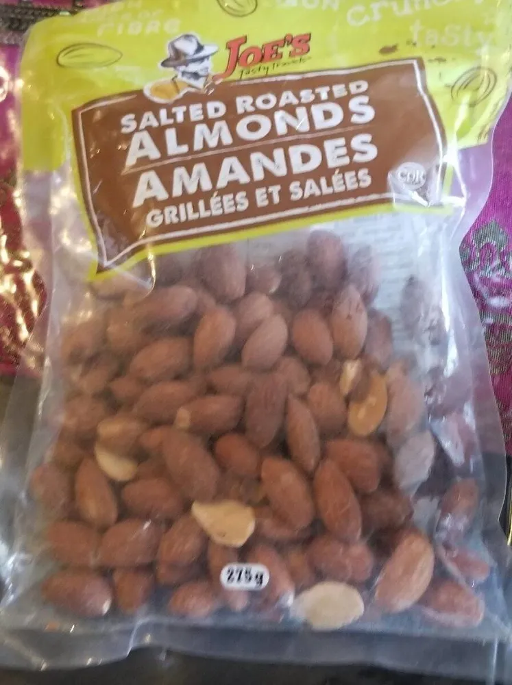 Amandes grillées et salées
