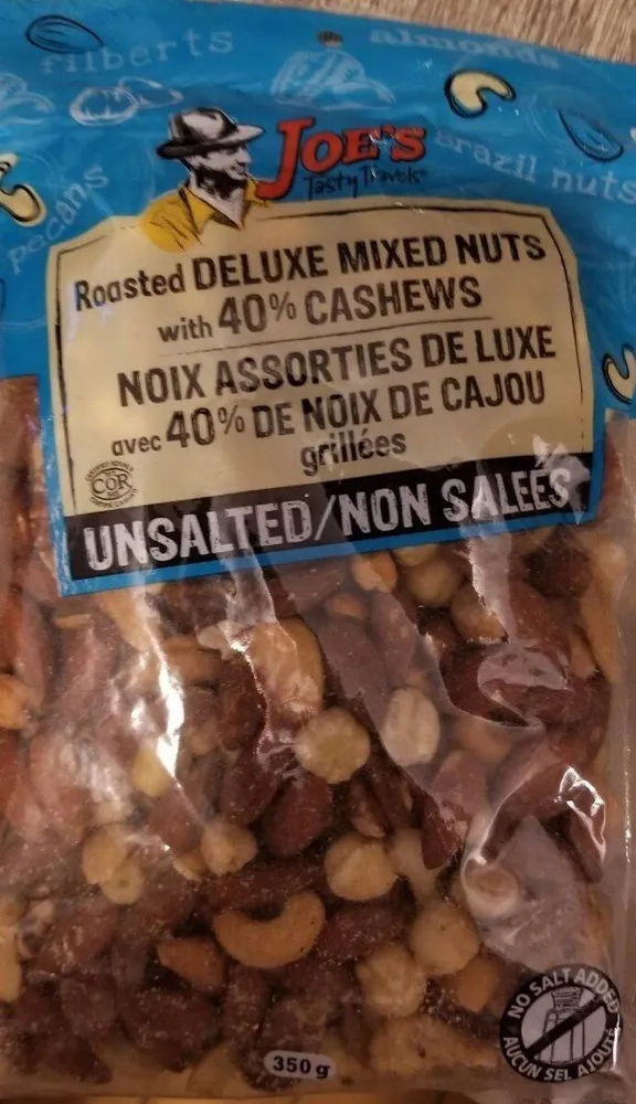 Noix assorties de luxe avec 40% de noix de cajou grillées