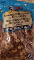 Noix assorties de luxe avec 40% de noix de cajou grillées