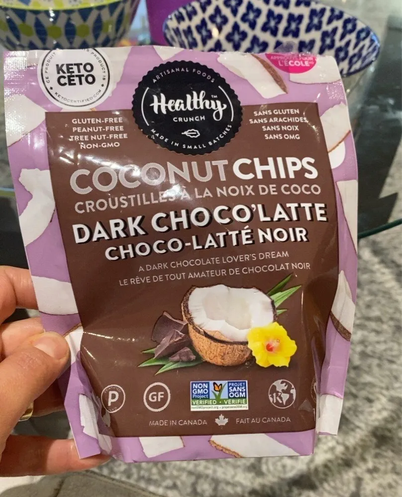 Coconut Chips Dark Chocolate Crunch