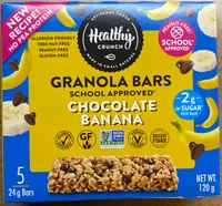 Chocolate Banana Granola Bars
