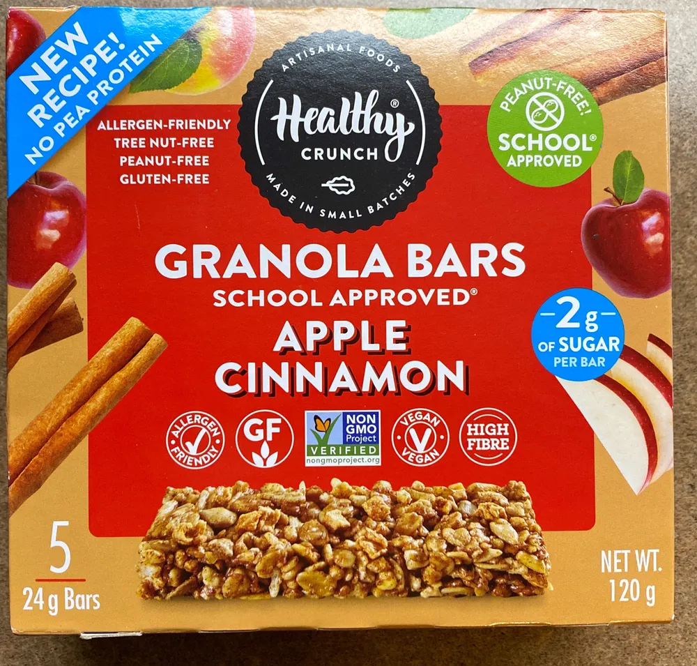 Apple Cinnamon Granola Bars
