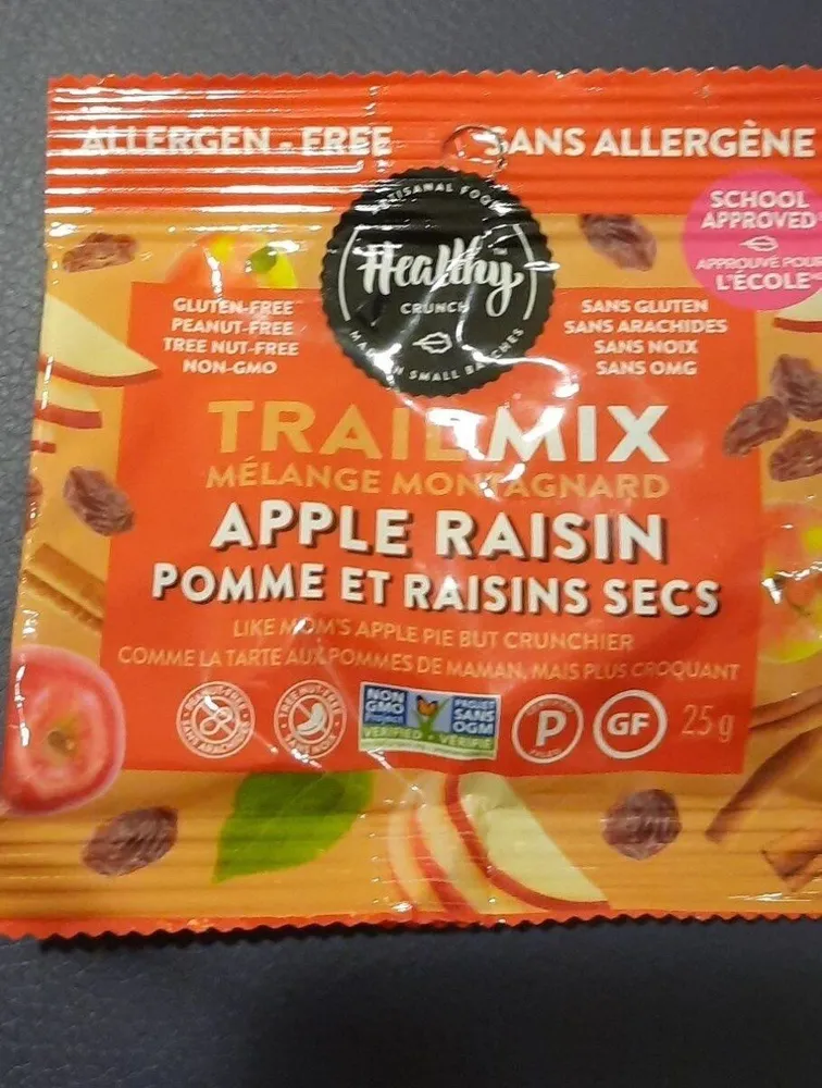 trail mix Apple raisin