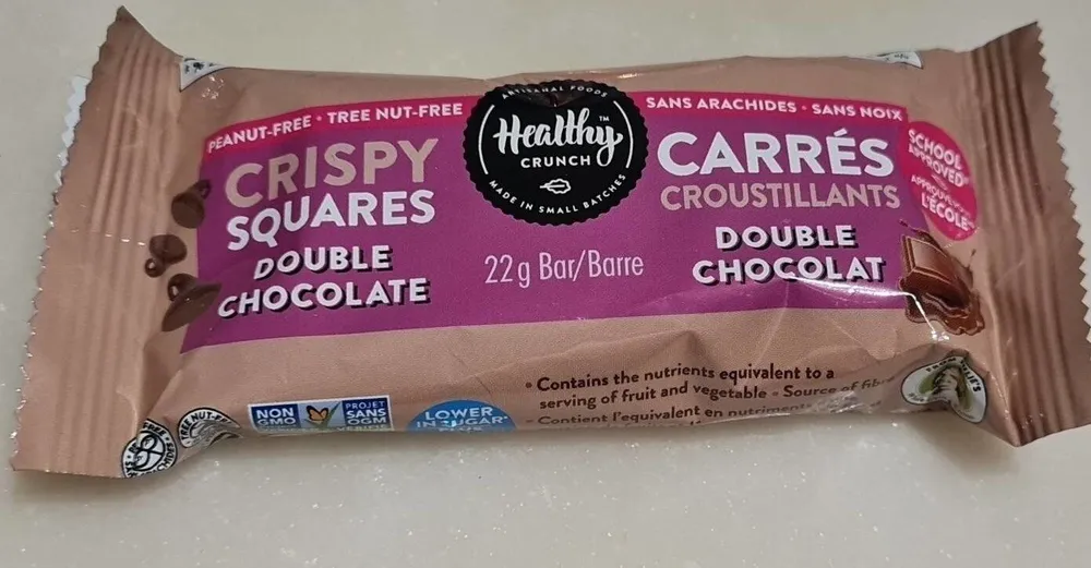 CARRÉS CROUSTILLANTS DOUBLE CHOCOLAT