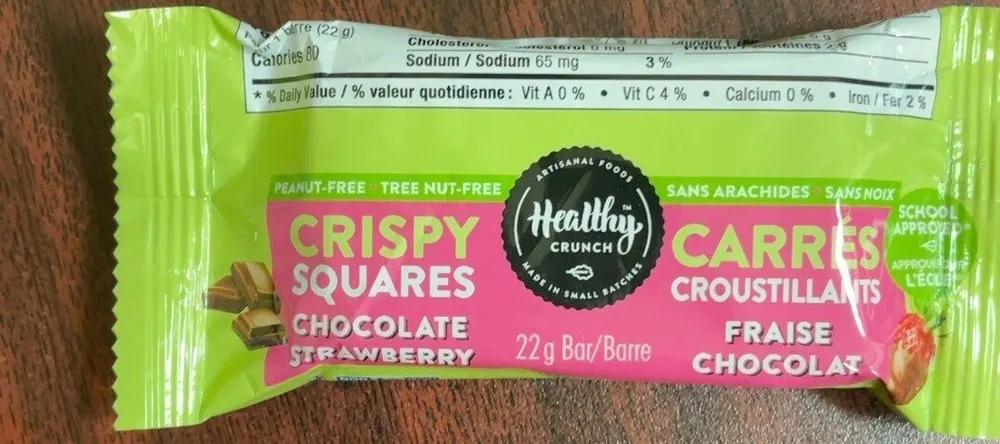 CRISPY SQUARES CHOCOLATE STRAWBERRY