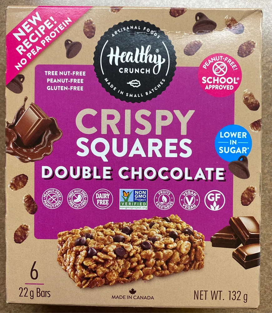 Double Chocolate Crispy Squares