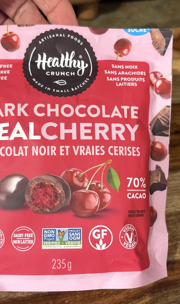 Dark Chocolate real cherry