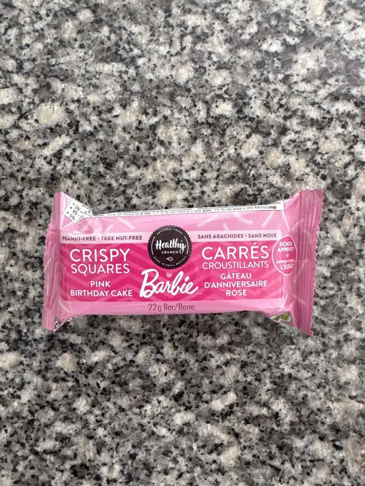 Crispy squares pink Birthday Cake