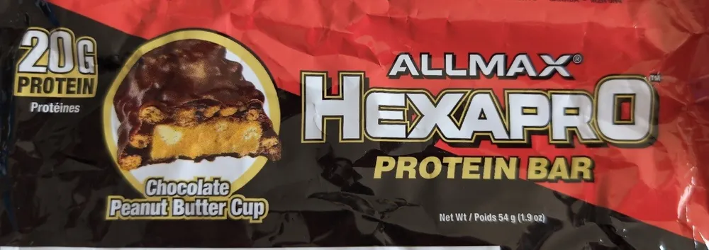 Hexapro Protien Bar, Chocolate PB Cup