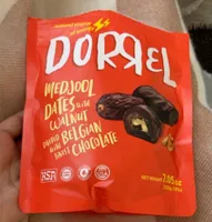 Medjool dates with walnut and belgian chocolate