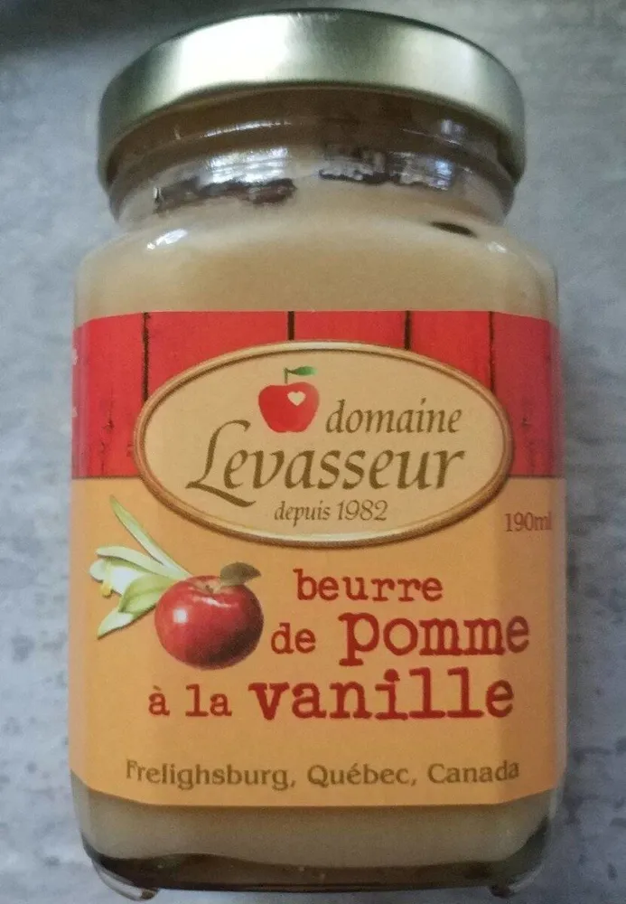 Beurre de pommes à la vanille