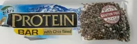 Protein bar with chia seed
