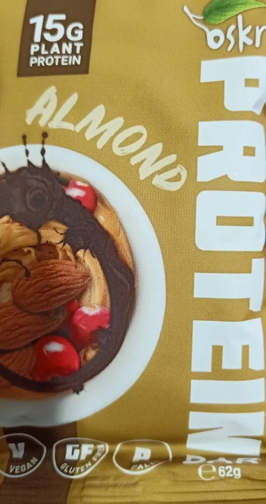 Barrita proteína almendra- choco