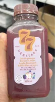 Jus de pomme, bleuet et mûre