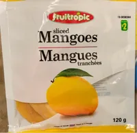 Sliced mangoes