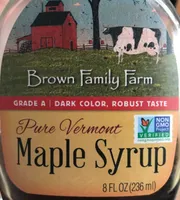Grade A Dark Color, Robust Taste Pure Vermont Maple Syrup