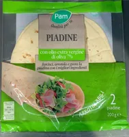 PAM Piadine con olio extra vergine di oliva 7%