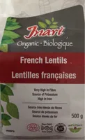 French lentils/ lentilles françaises