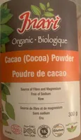 Poudre de Cocao, Biologique