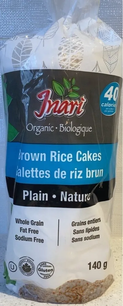 Galettes de riz brun