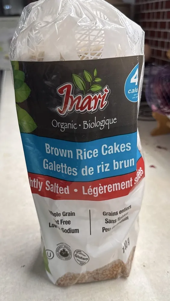 Galettes de riz brun
