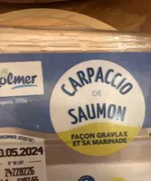 Carpaccio, saumon, gravlax