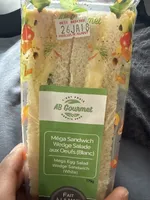 Mega Egg Salad Wedge Sandwich