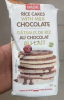 Gâteaux de riz au chocolat au lait